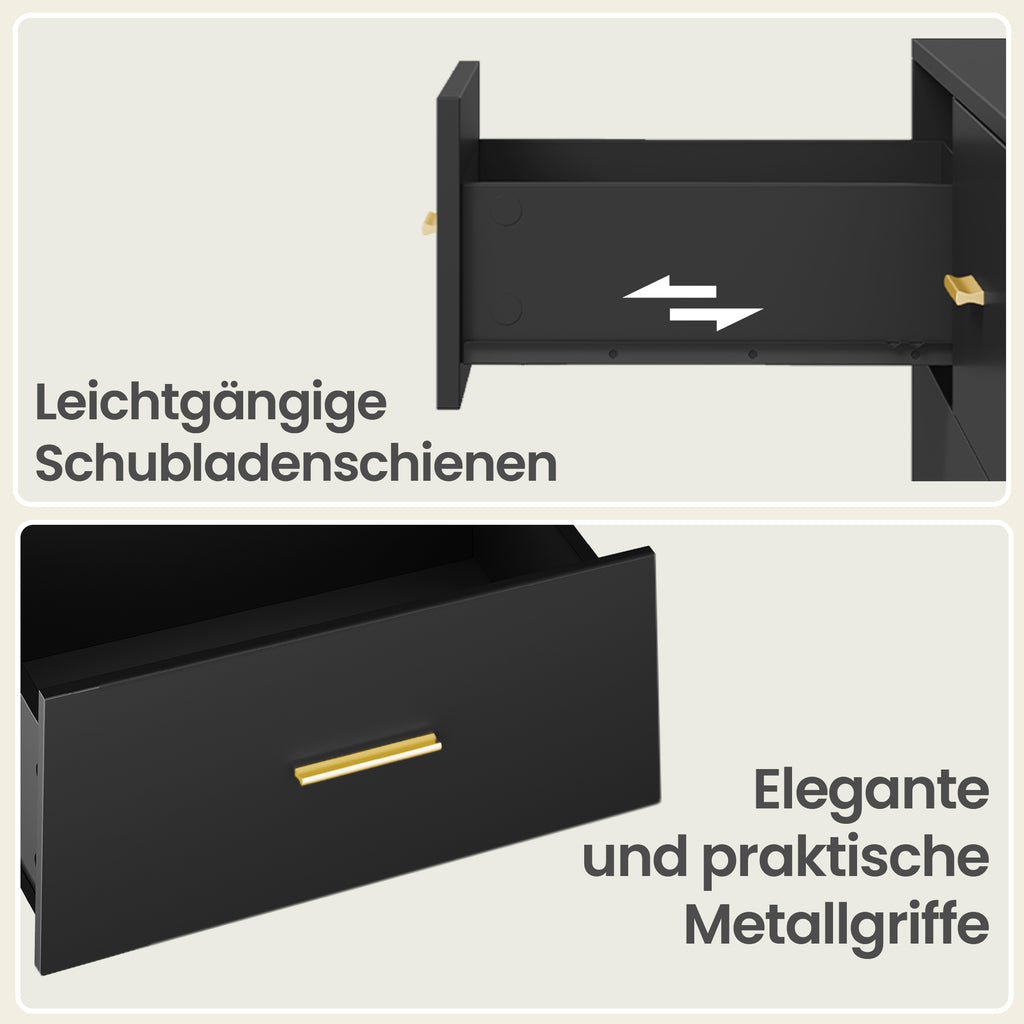 Kommode mit 6 Schubladen, Aufbewahrungsschrank, für Schlafzimmer