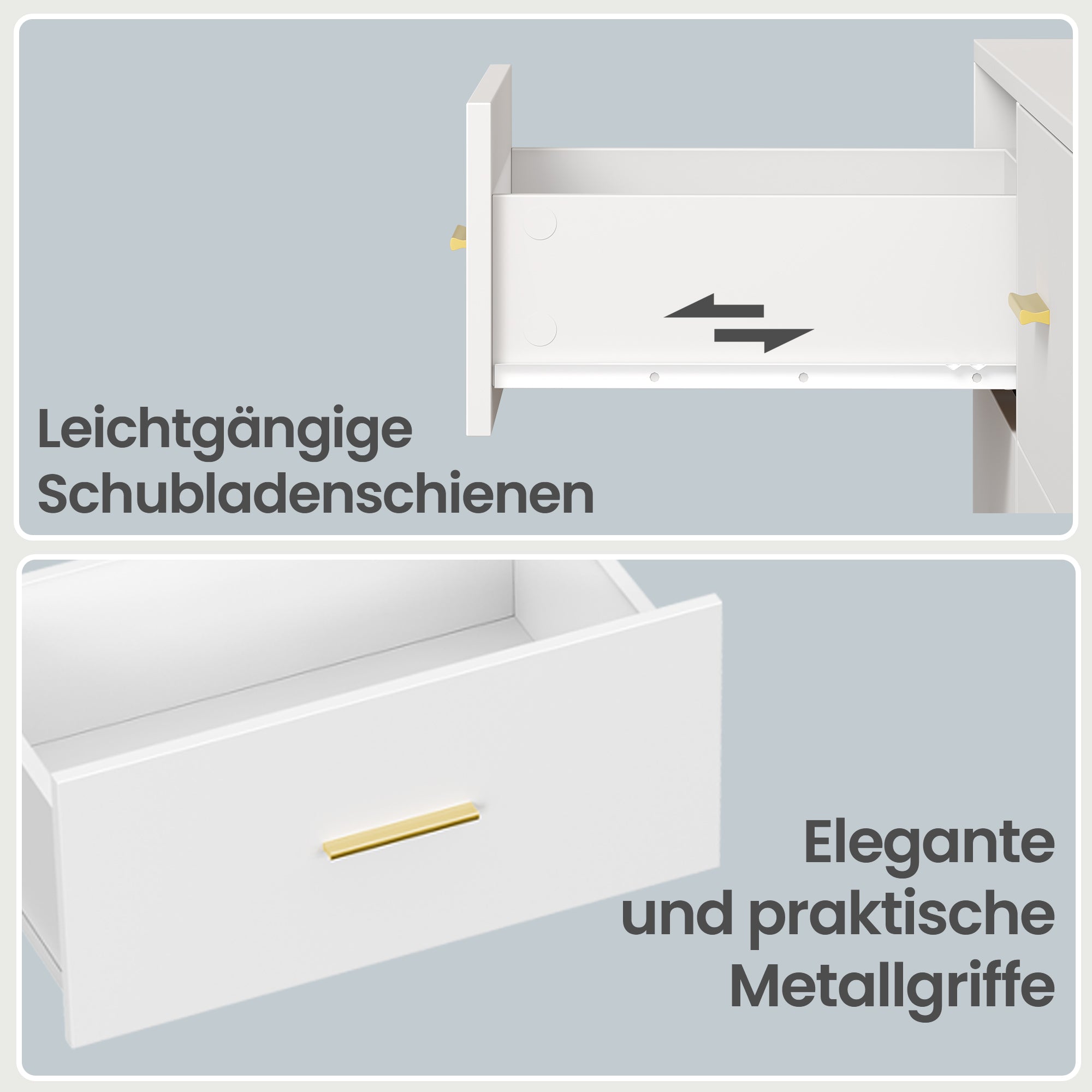 Kommode mit 6 Schubladen, Aufbewahrungsschrank