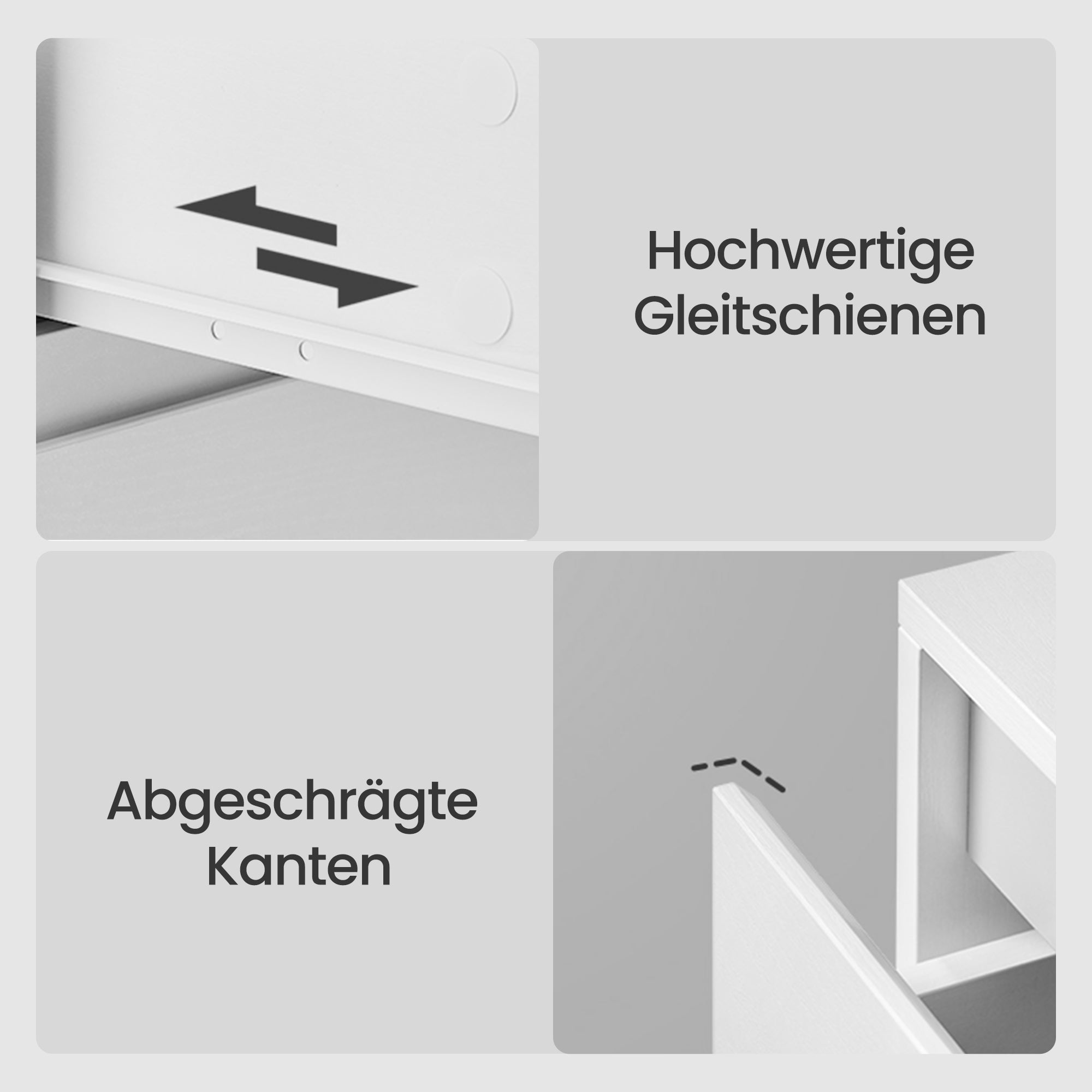 Kommode, Aufbewahrungsschrank, mit 6 Schubladen