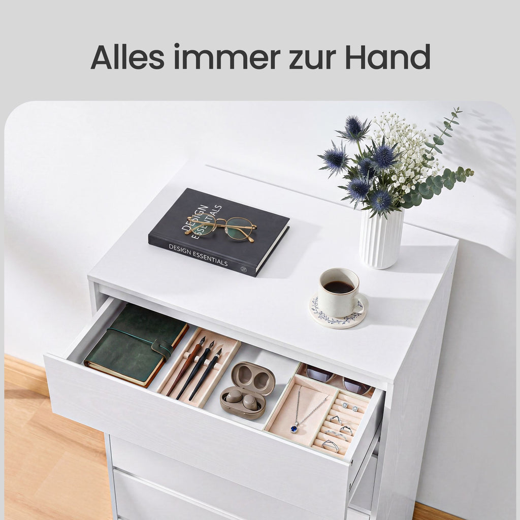 Kommode, Aufbewahrungsschrank, mit 6 Schubladen
