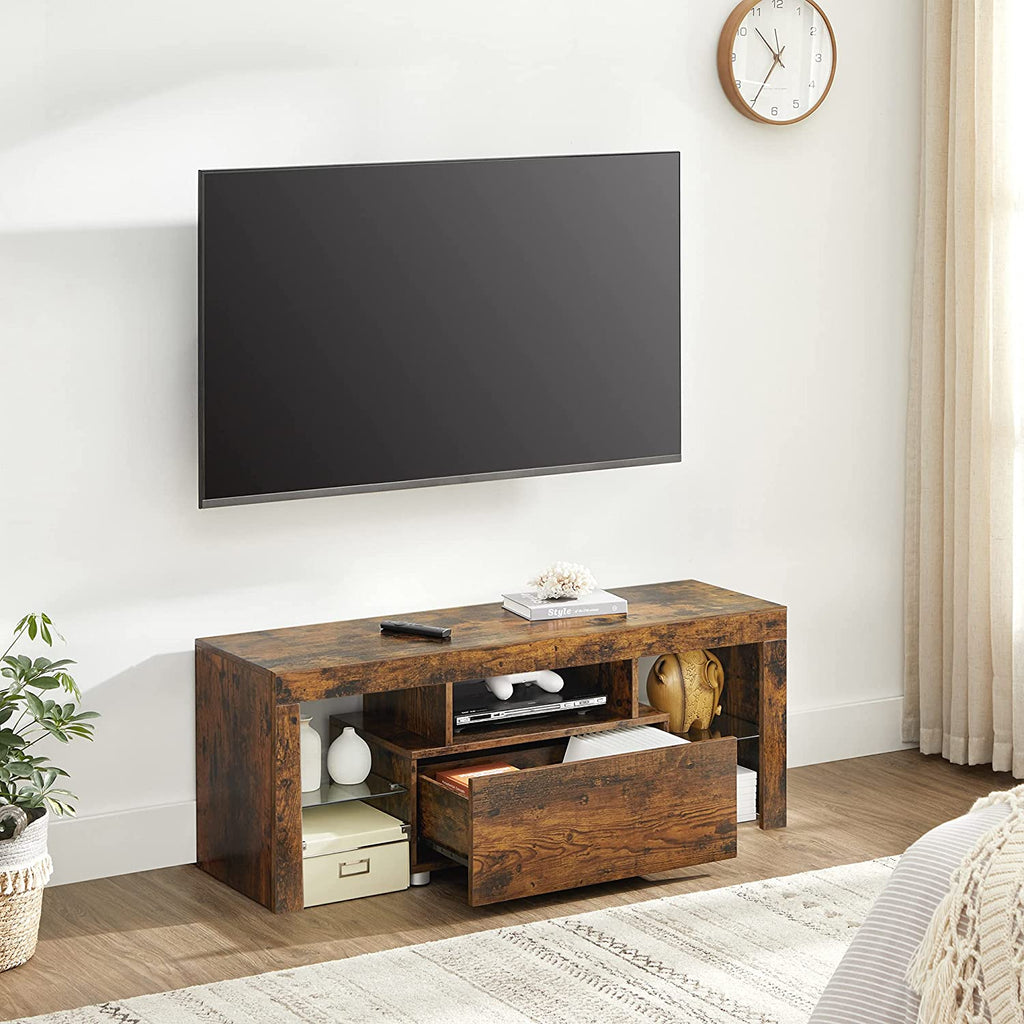 Fernsehtisch mit Schublade Vintagebraun