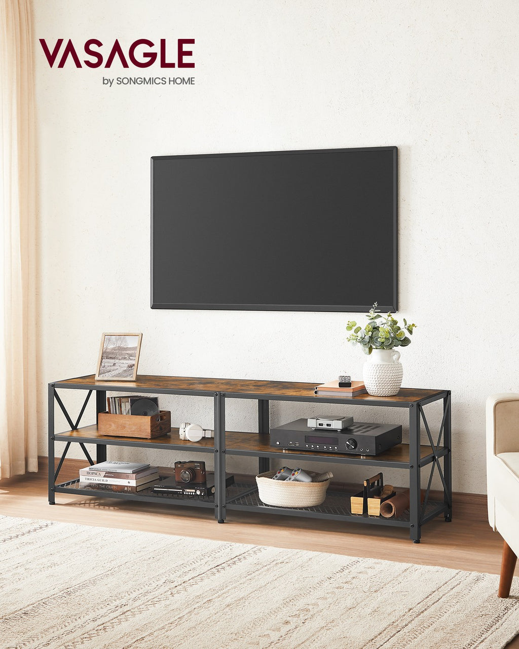 TV-Schrank mit Ablagen