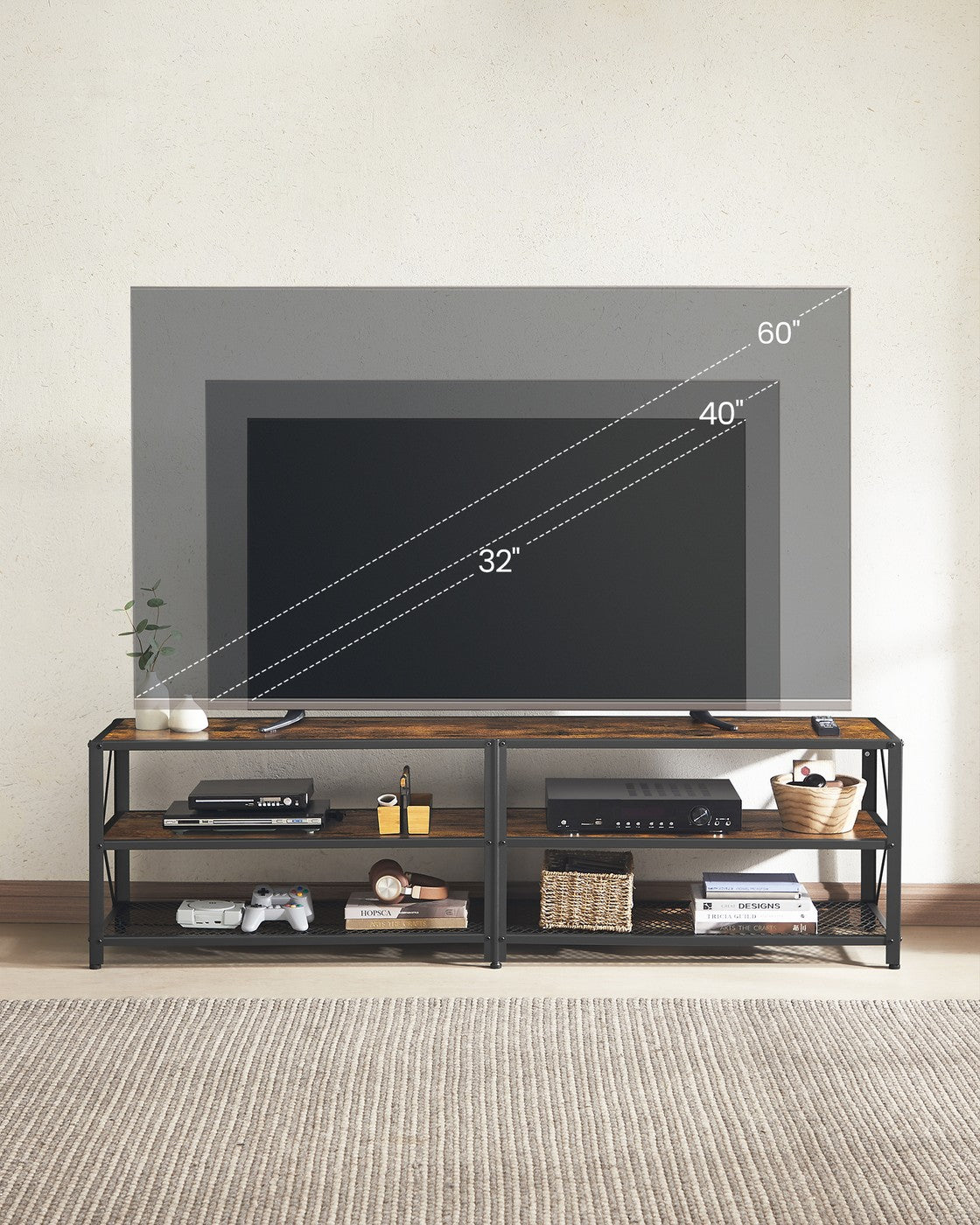 TV-Regal mit 3 Ebenen fürs Wohnzimmer