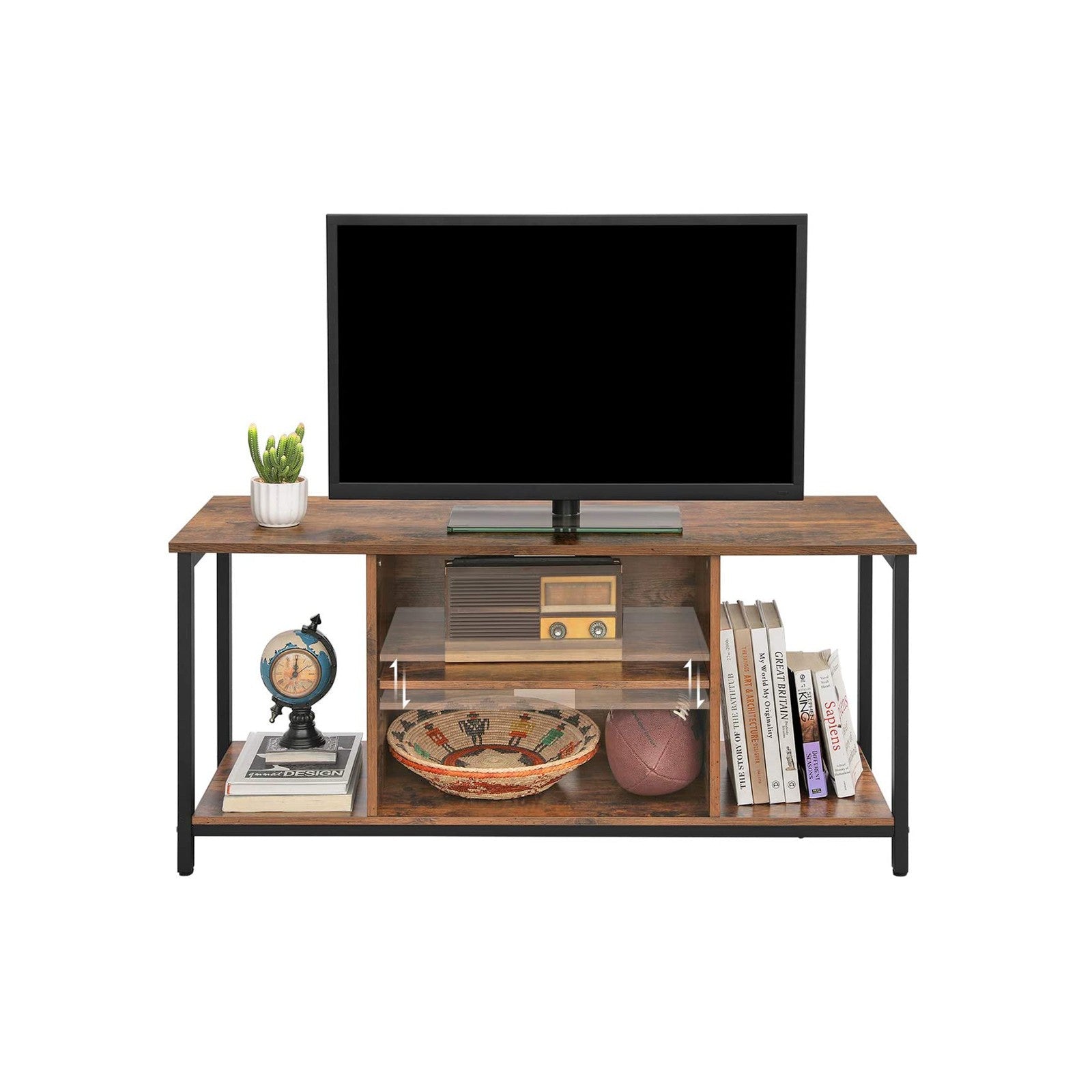 TV-Schrank mit offenen Fächern