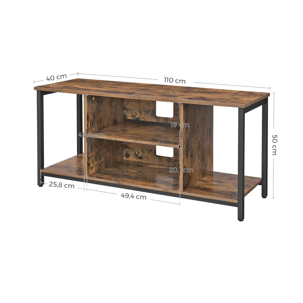TV-Schrank mit offenen Fächern
