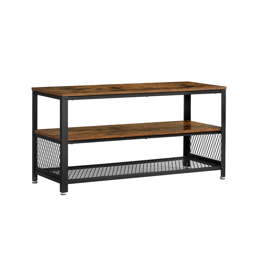 Industrie-Design TV-Regal mit 3 Ebenen