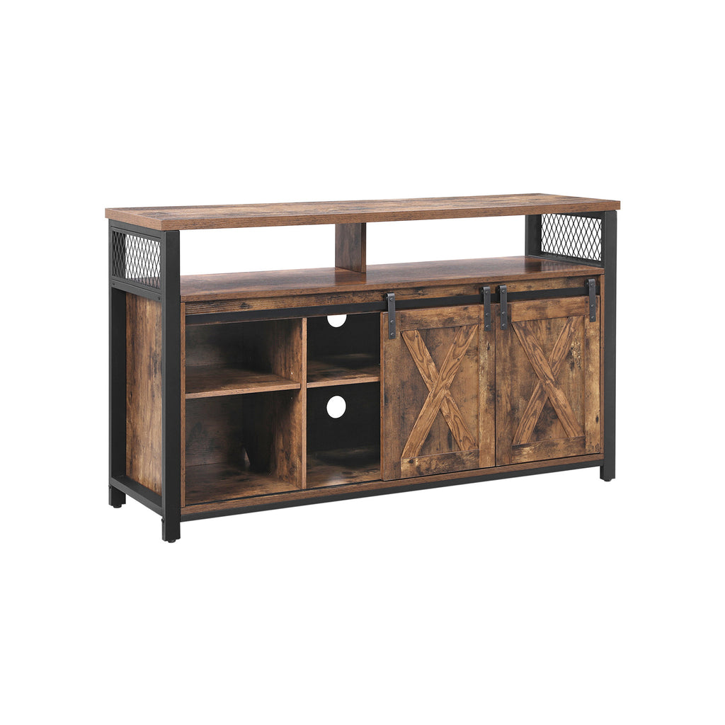 TV-Schrank vintagebraun-schwarz