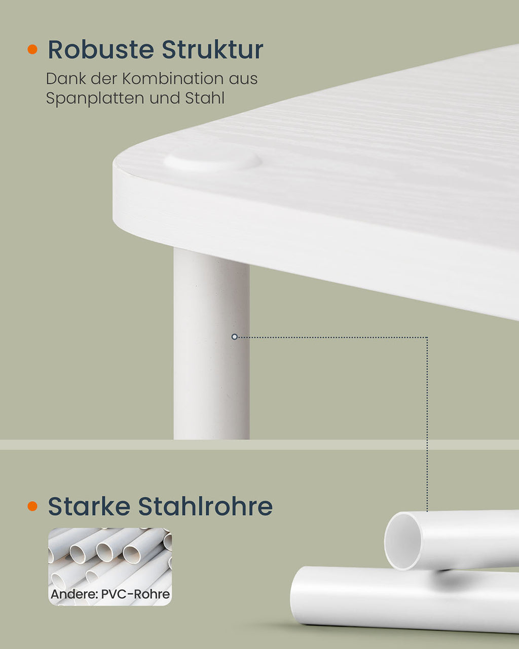 TV-Schrank für Fernseher bis zu 50 Zoll schneeweiß-mattweiß