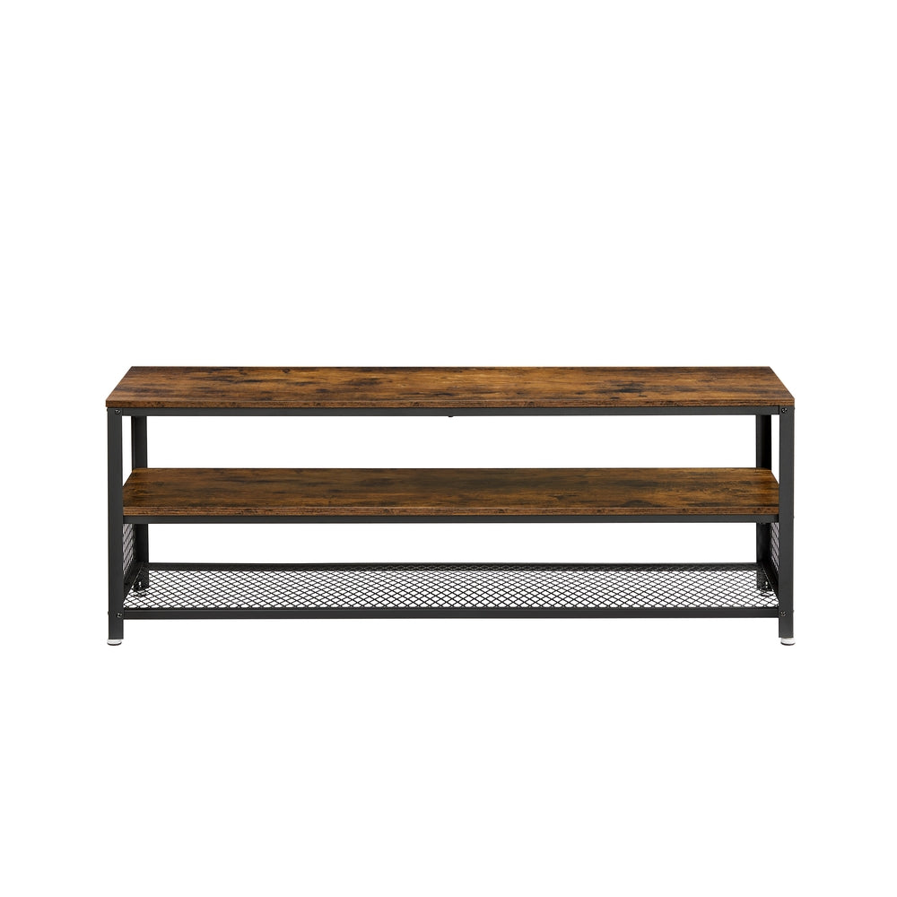 Industriestil TV-Lowboard mit 3 Ebenen
