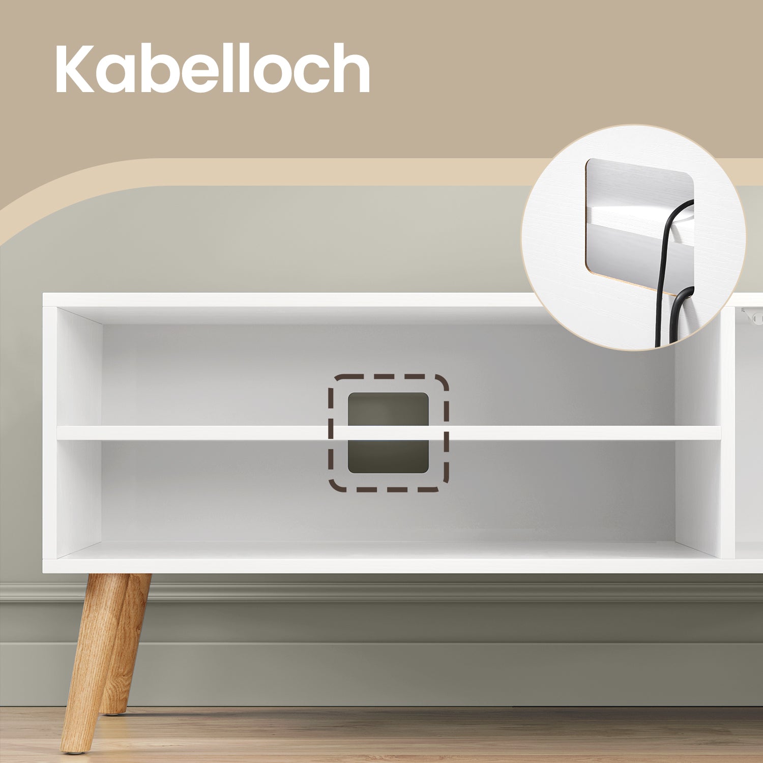 TV-Schrank, Fernsehtisch, Lowboard