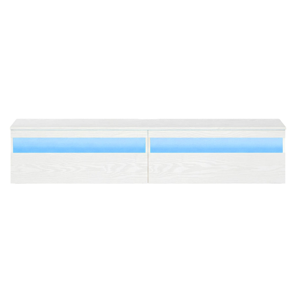 Schwebendes TV-Lowboard für Wohnzimmer, für verschiedene Fernseher, Couchtisch