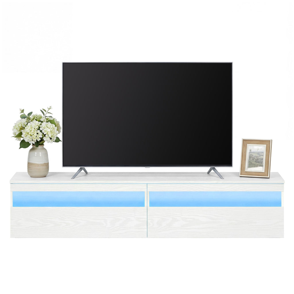 Schwebendes TV-Lowboard für Wohnzimmer, für verschiedene Fernseher, Couchtisch