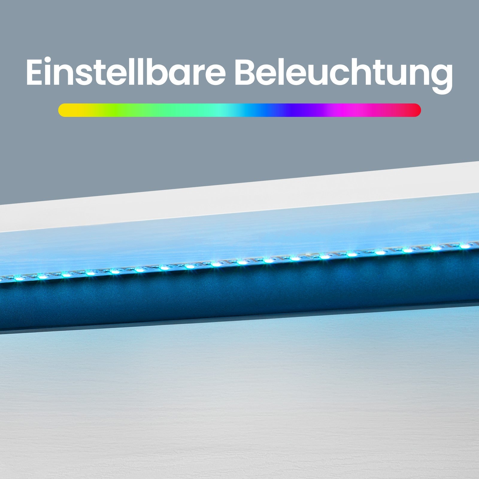 Schwebendes TV-Lowboard für Wohnzimmer, für verschiedene Fernseher, Couchtisch