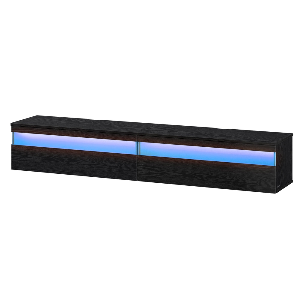 Schwebendes TV-Lowboard für Wohnzimmer, für verschiedene Fernseher, Couchtisch