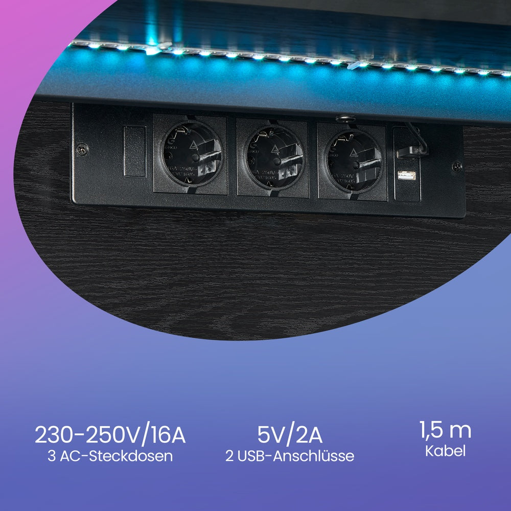 Schwebendes TV-Lowboard für Wohnzimmer, für verschiedene Fernseher, Couchtisch