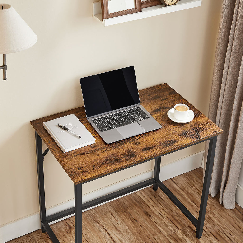 Schmaler Bürotisch im Industrie-Design