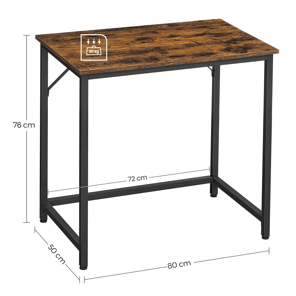 Schmaler Bürotisch im Industrie-Design