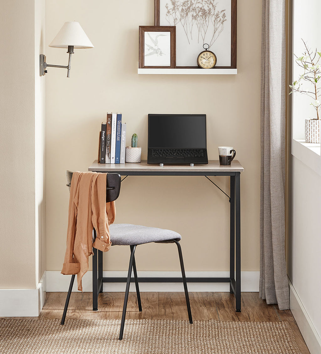 Schmaler Bürotisch im Industrie-Design