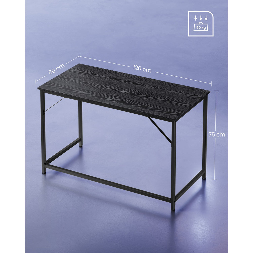Schreibtisch Industrie-Design schwarz