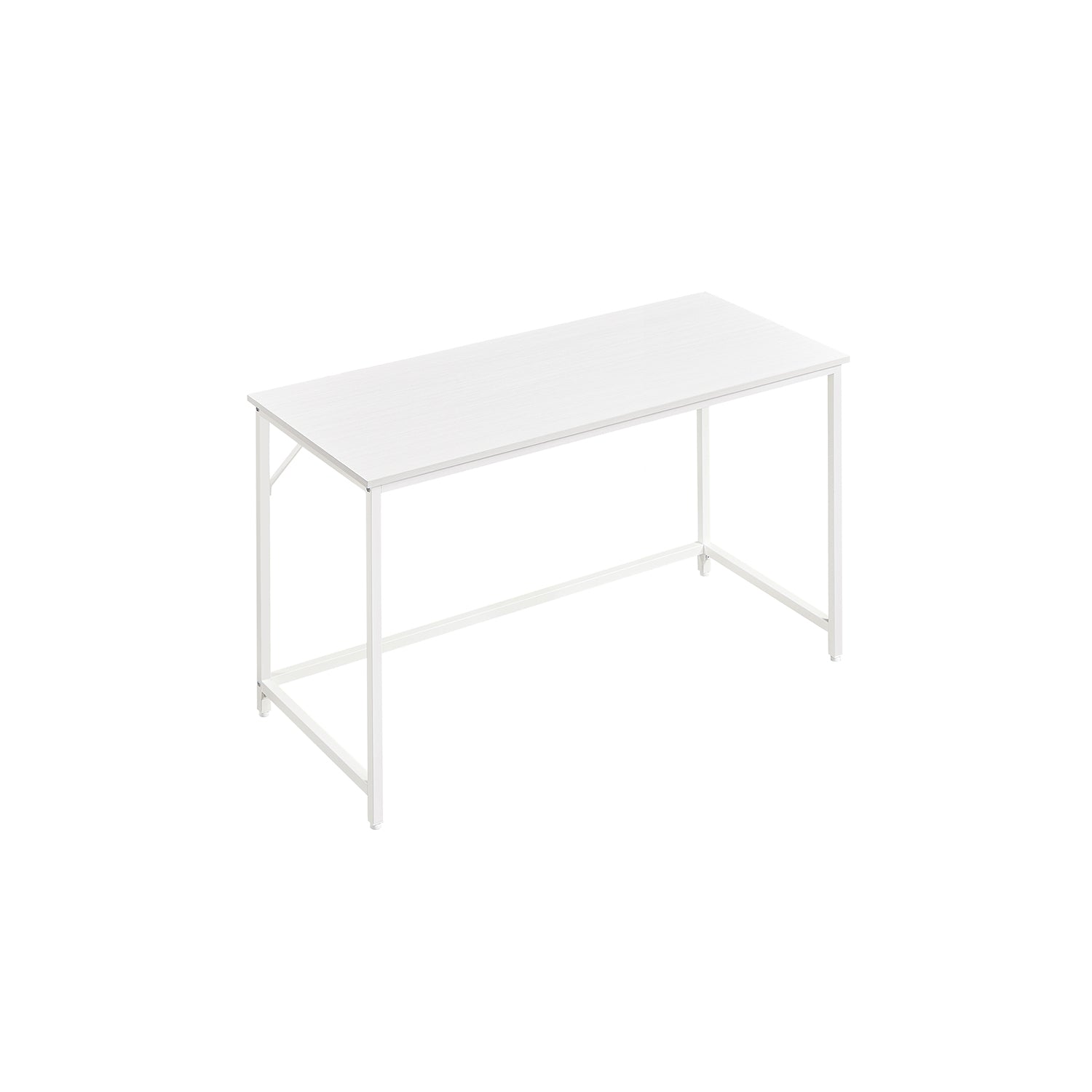Schreibtisch mit Metallgestell 60 x 120 x 76 cm ahornweiß