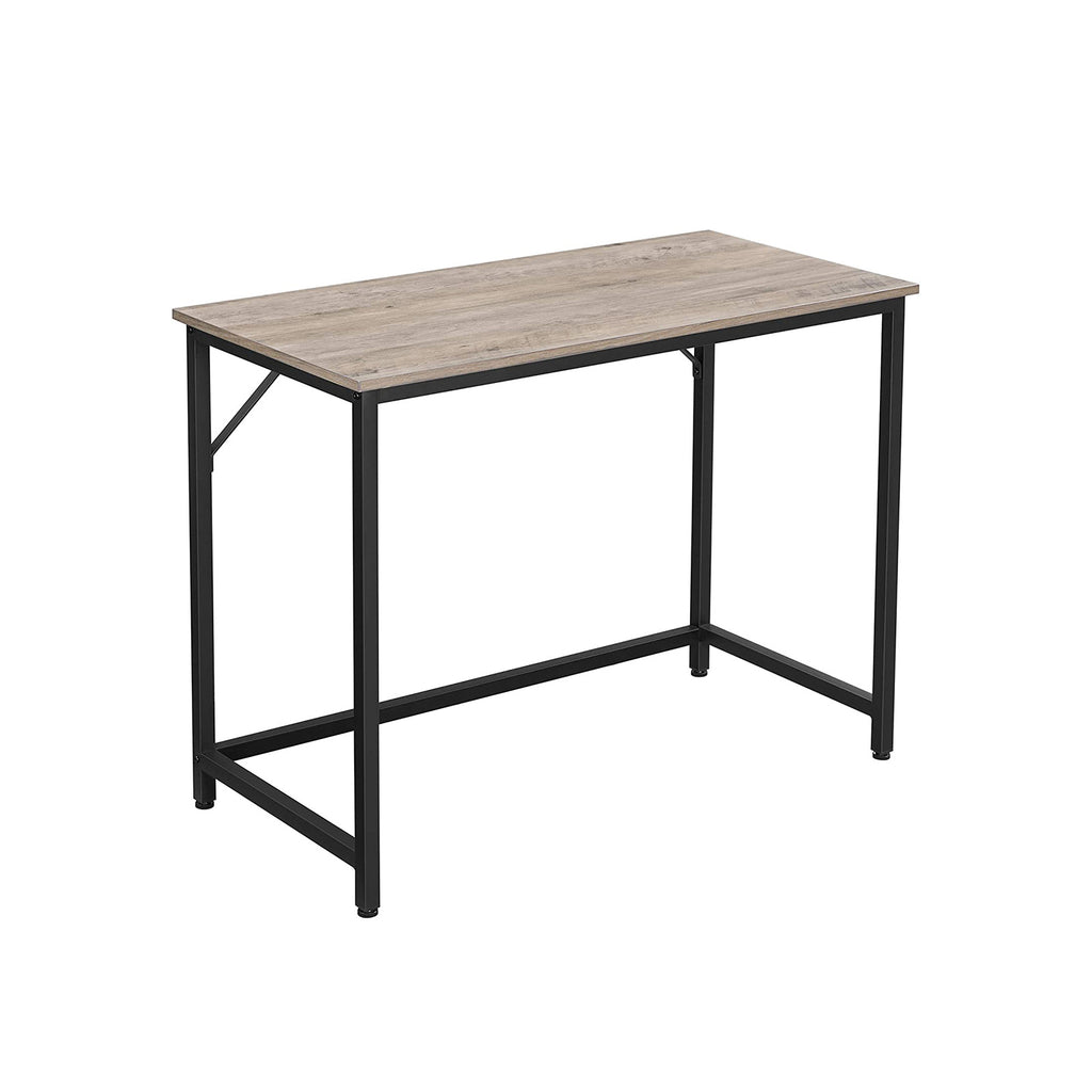 Schreibtisch mit Metallgestell