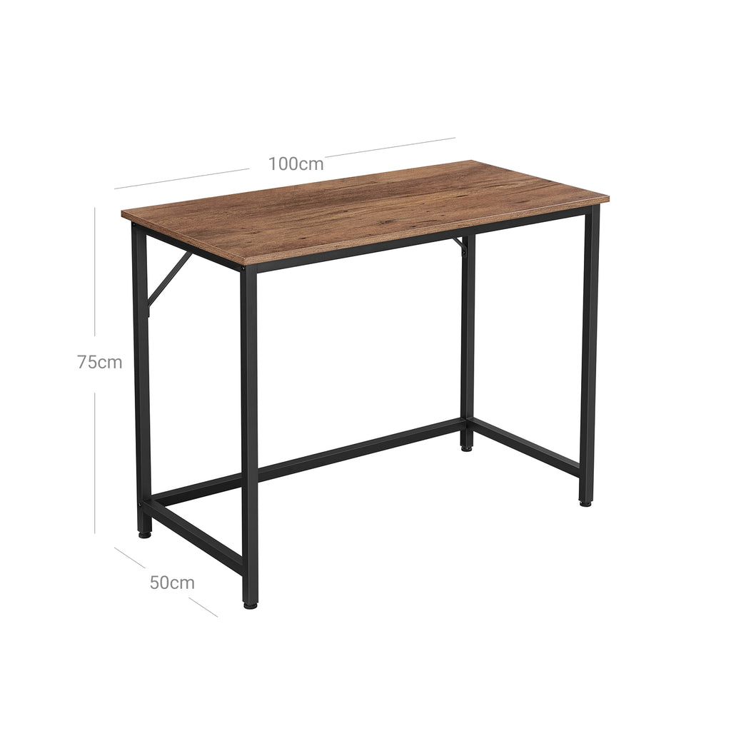 Schmaler Bürotisch 100 x 50 cm