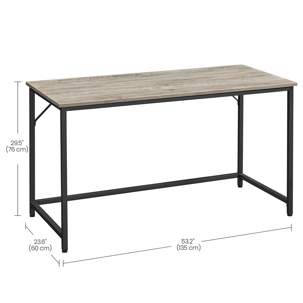 Schmaler Bürotisch im Industrie-Design