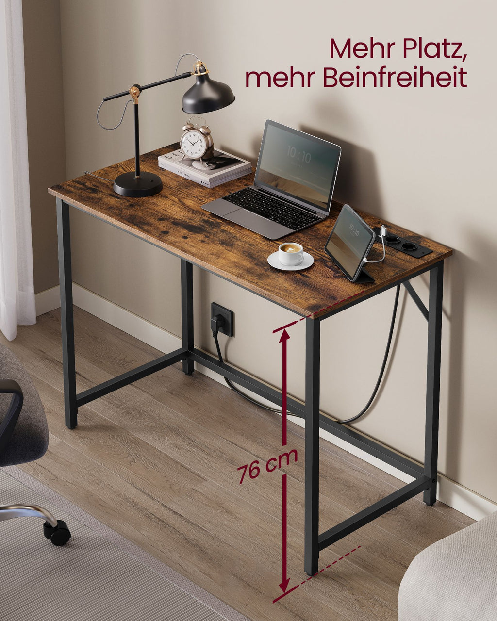 Gaming-Tisch mit LED-Beleuchtung