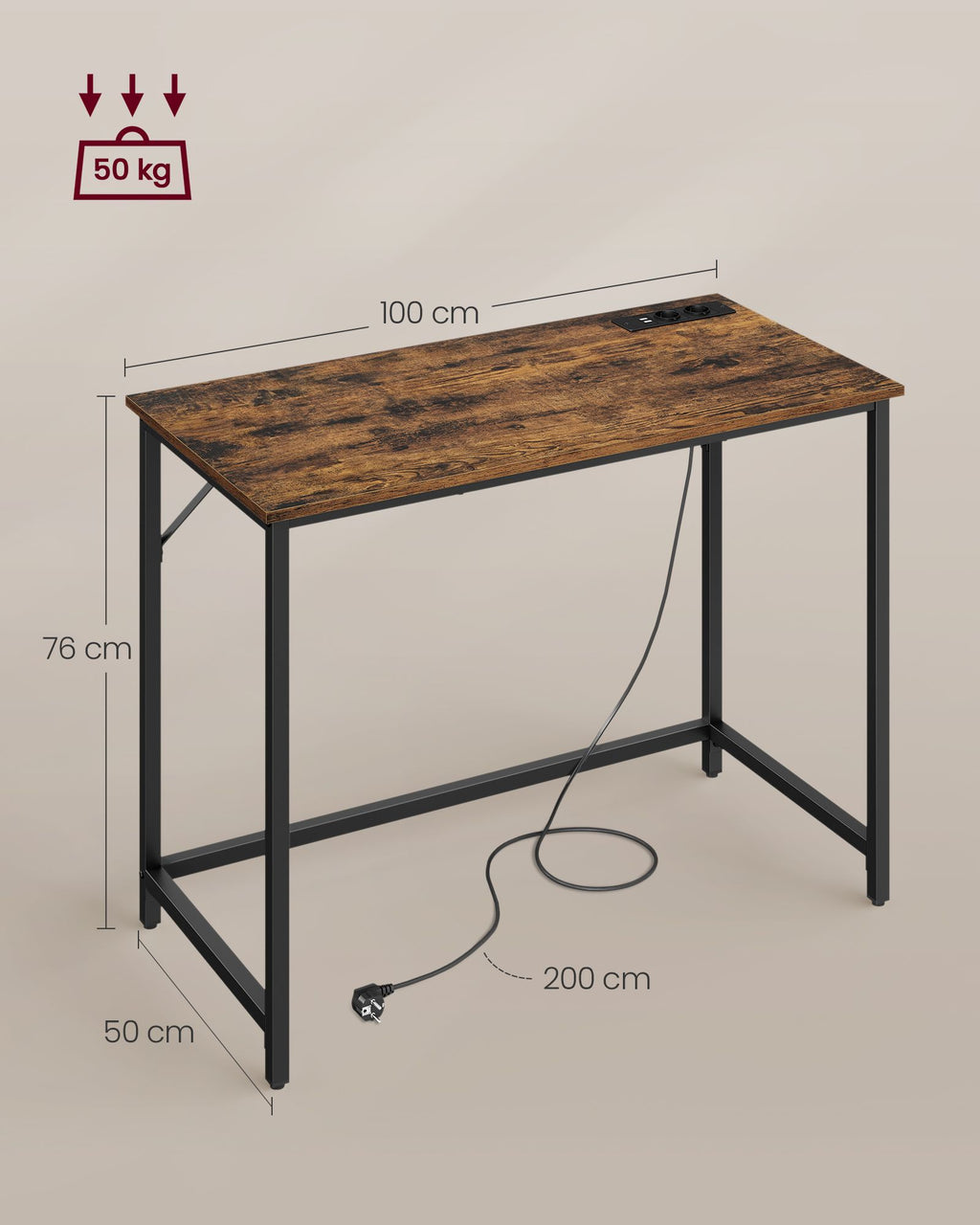 Gaming-Tisch mit LED-Beleuchtung
