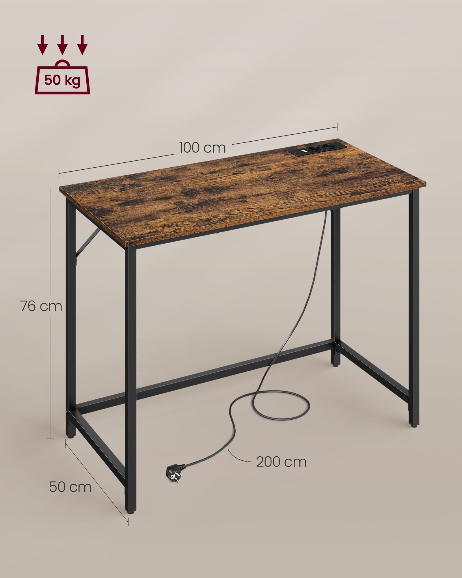 Gaming-Tisch mit LED-Beleuchtung