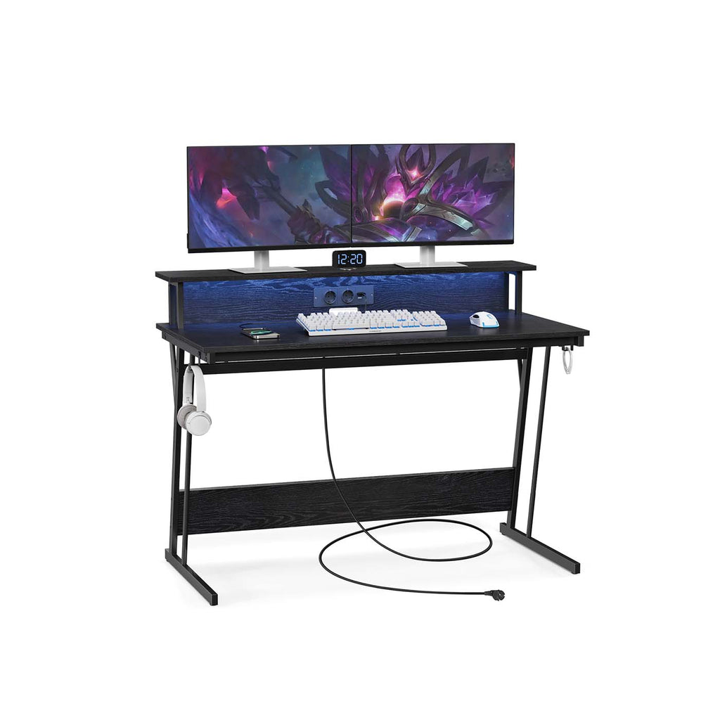 Gaming-Tisch mit LED-Beleuchtung