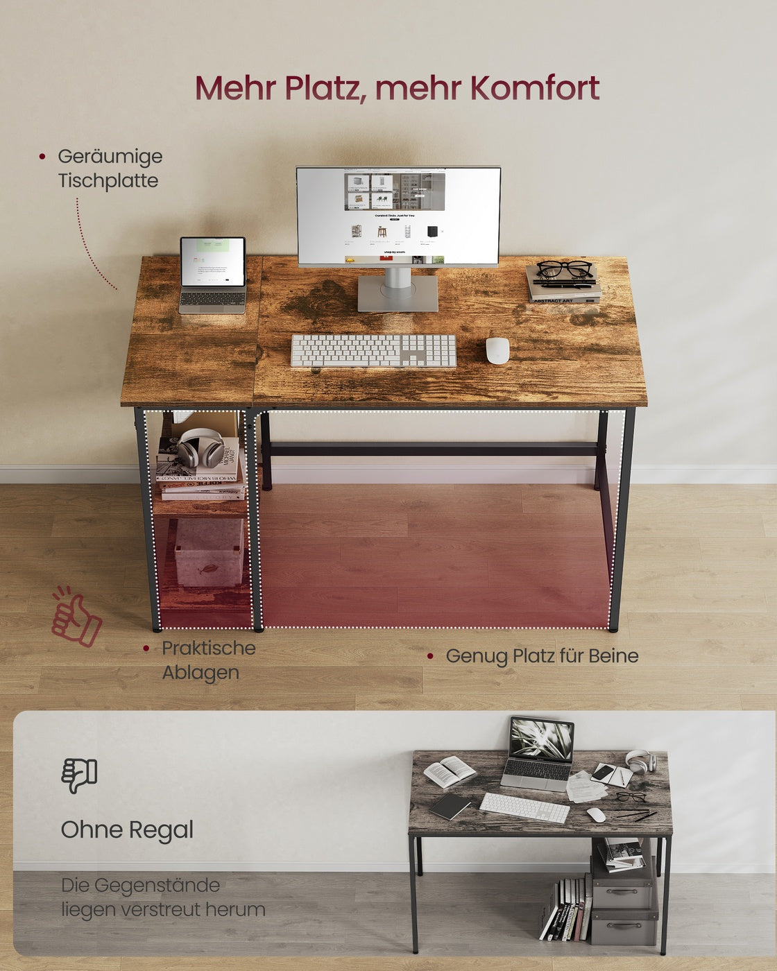 Industrie-Look Schreibtisch