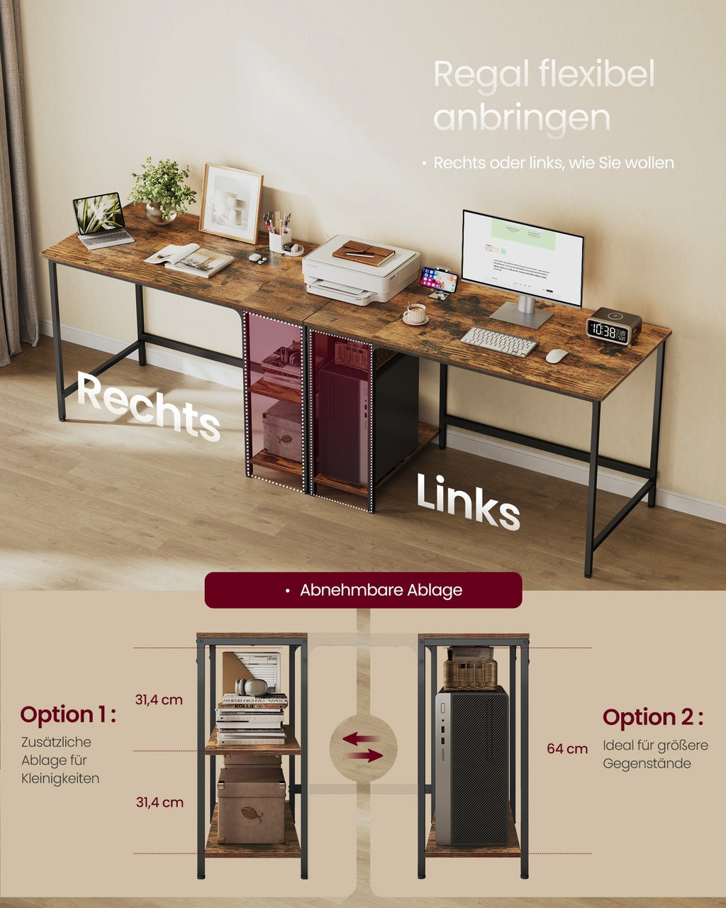 Industrie-Look Schreibtisch