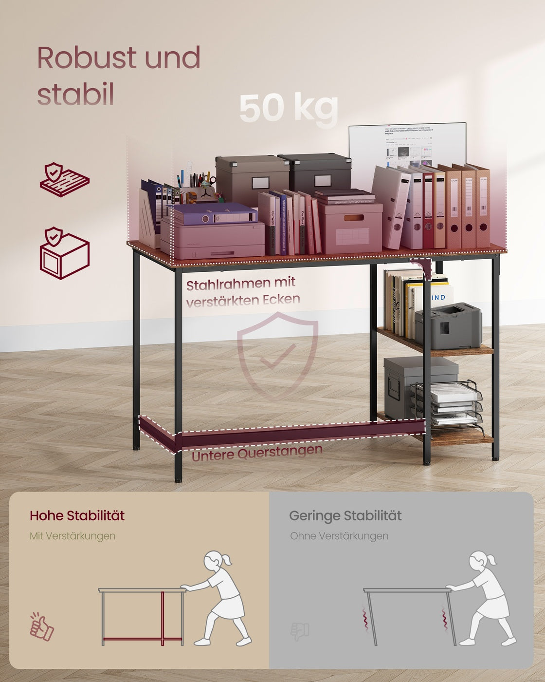 Industrie-Look Schreibtisch