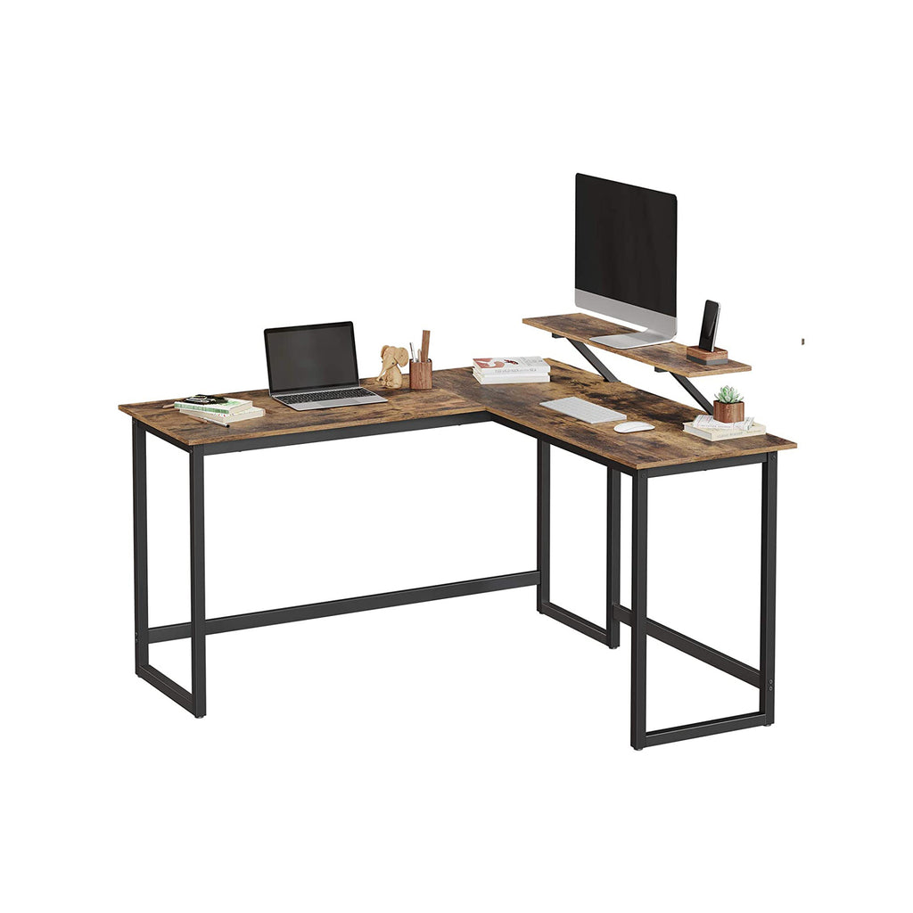 L-förmiger Computertisch