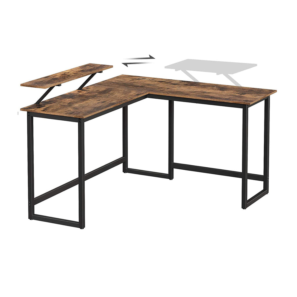 L-förmiger Computertisch