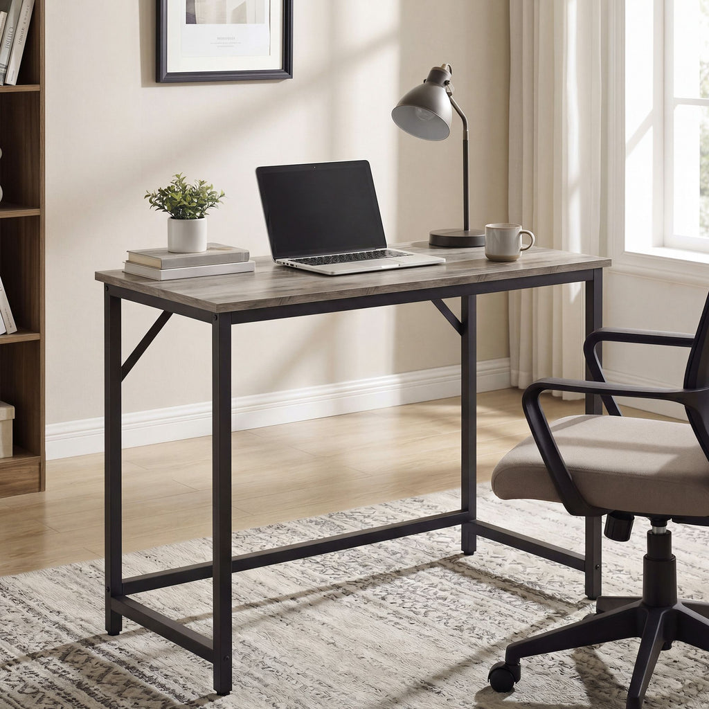 Tisch für Homeoffice, stabiler Computertisch, leichter Aufbau
