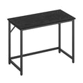 Schreibtisch 100 x 50 x 76 cm, Arbeitstisch für Schlafzimmer und Home Office, schwarz