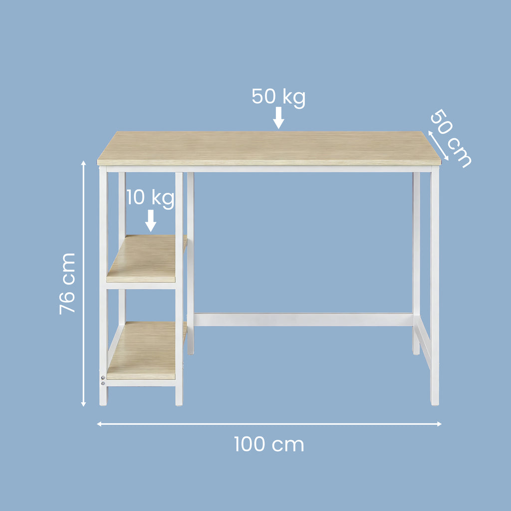 Schreibtisch modern, Bürotisch, 100 x 50 cm