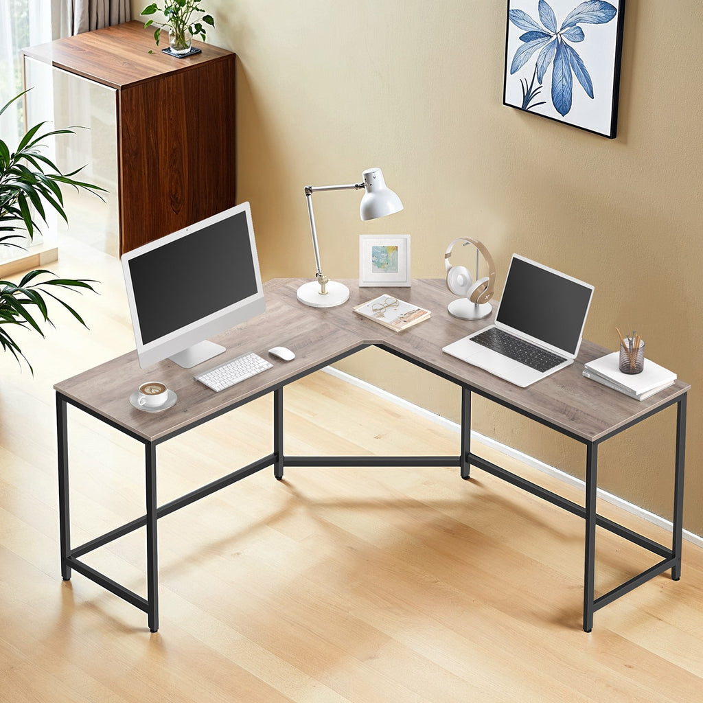 L-förmiger Computertisch