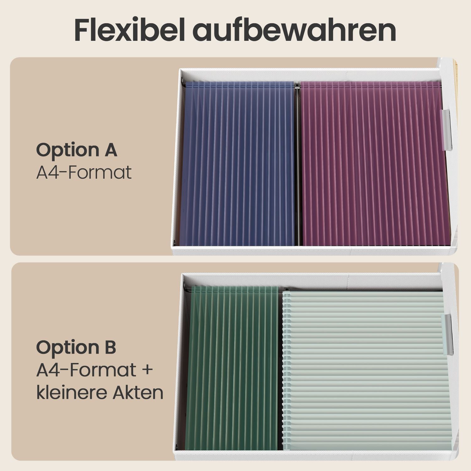 Schreibtisch mit 3 Ablagen, Bürotisch mit 2 Schubladen, 140 x 60 x 76 cm