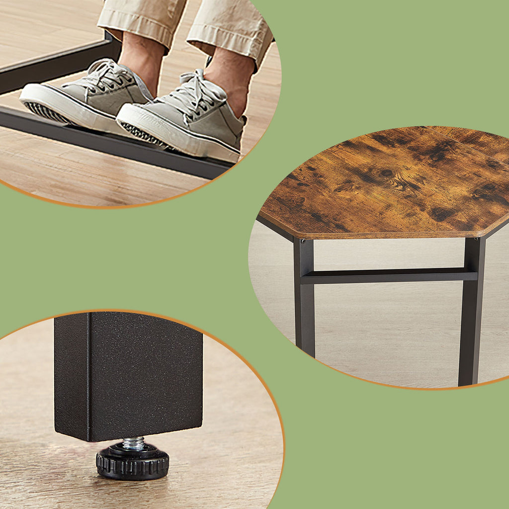 Industrie Look Eckschreibtisch