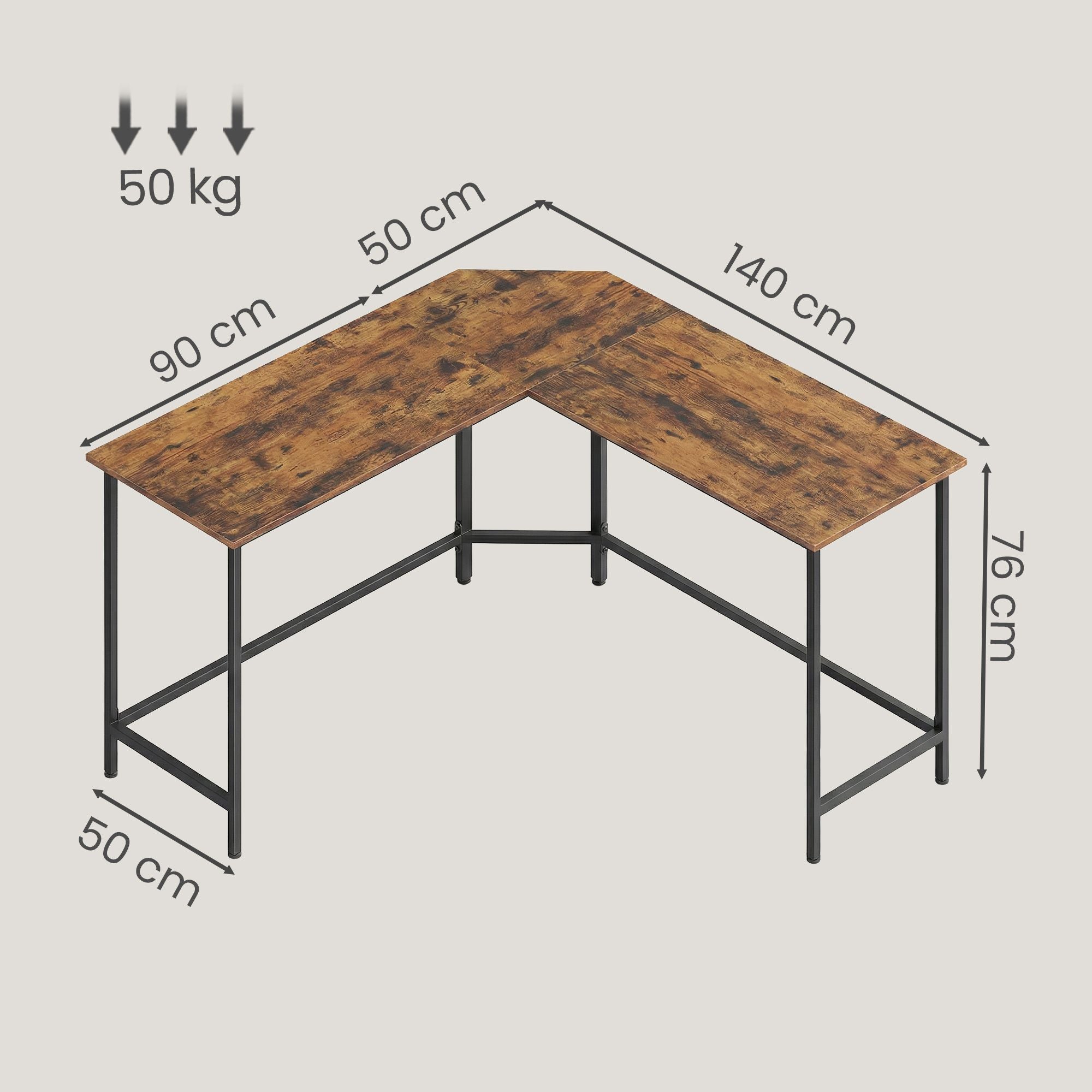 L-förmiger Schreibtisch, Gaming-Tisch, Eckschreibtisch
