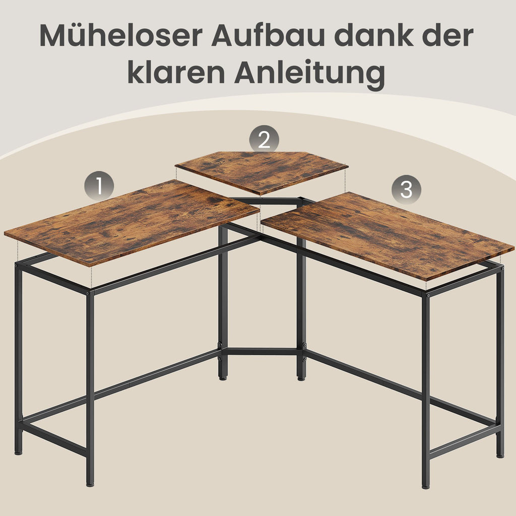 L-förmiger Schreibtisch, Gaming-Tisch, Eckschreibtisch