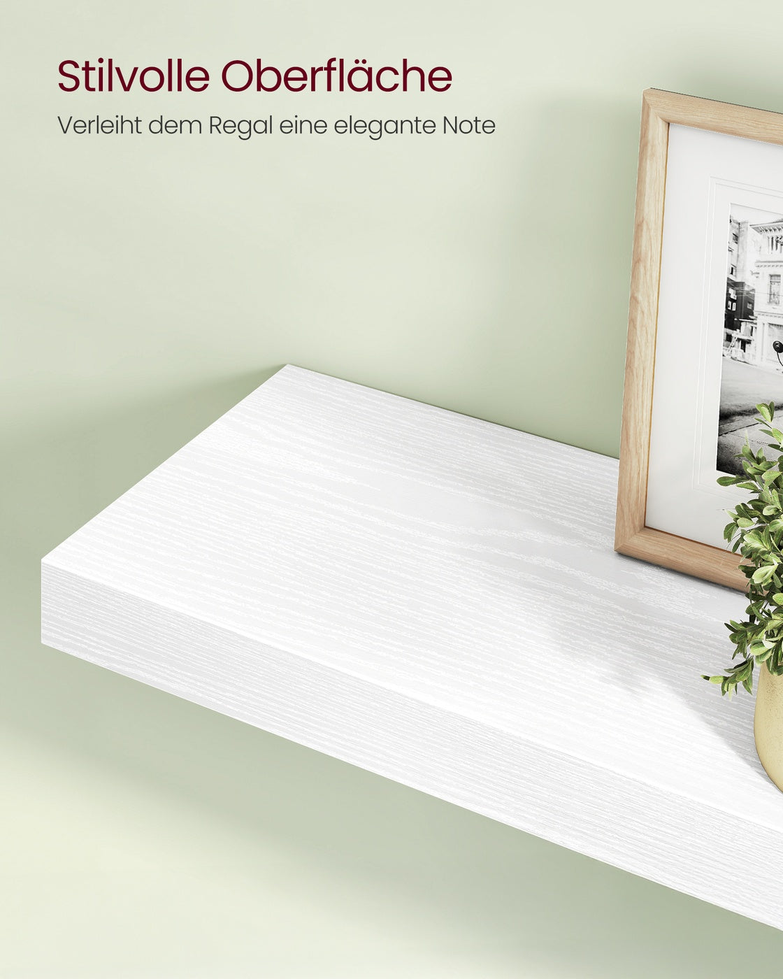 Wandregal, Schweberegal schneeweiß