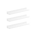 3er Set Wandregal 60 cm breit weiß