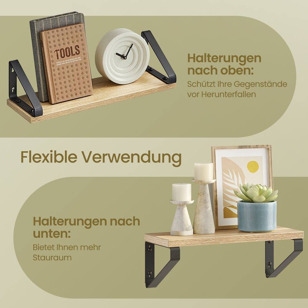 Wandregal, Schweberegal, 3er Set