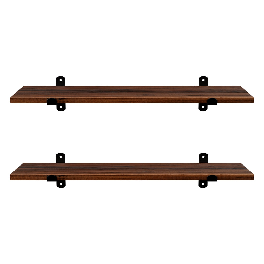 2 Wandregale, Retro-Stil, 60 x 20 x 7 cm