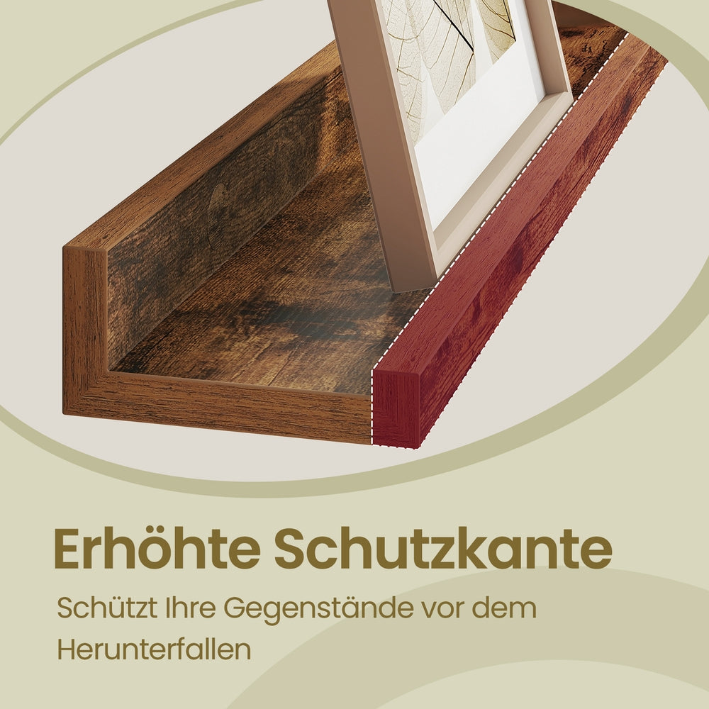 Wandregale, 2er Set, Schweberegale