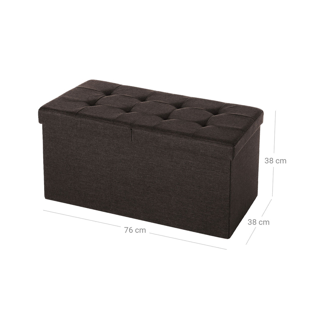 Sitztruhe 80 L Schokobraun